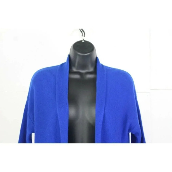 ladies Neiman Marcus blue cashmere sweater size M - Picture 2 of 6
